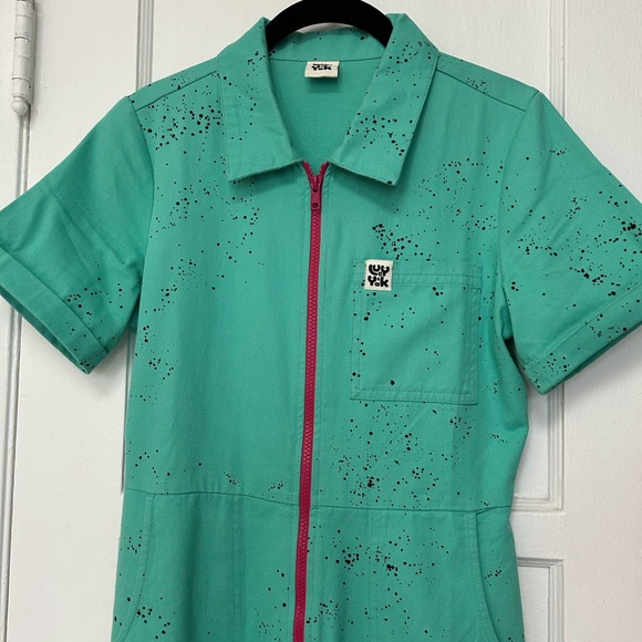 Lucy and Yak Ragan Jumpsuit boiler suit UK 8 US 4 - Picture 3 of 6